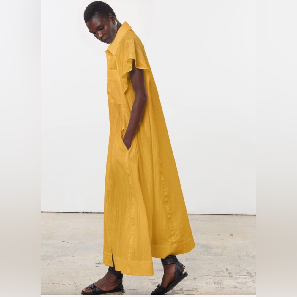 Yellow summer dress
